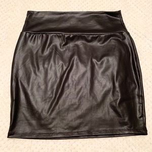 Charlotte Russe Black Mini Skirt